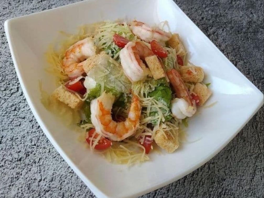 Цезарь с креветками